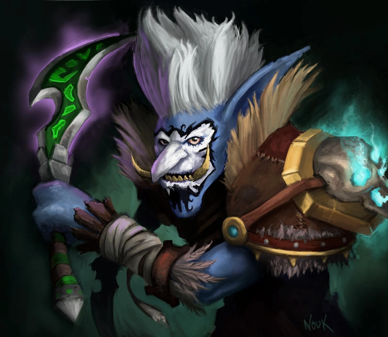WoW Troll Rogue fan art credit theNouk