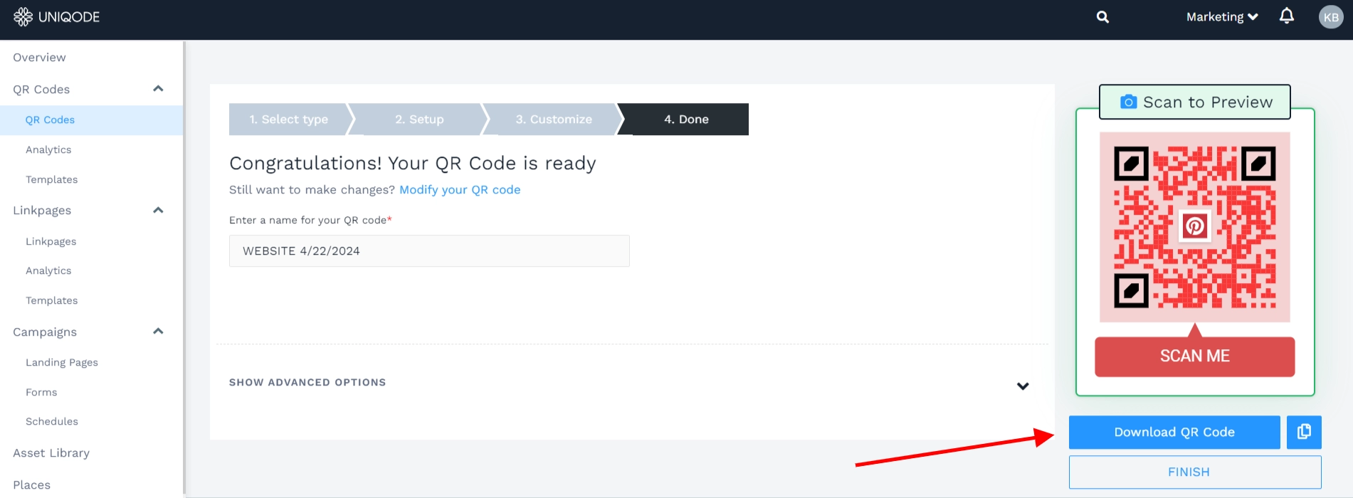 Download Final QR Code