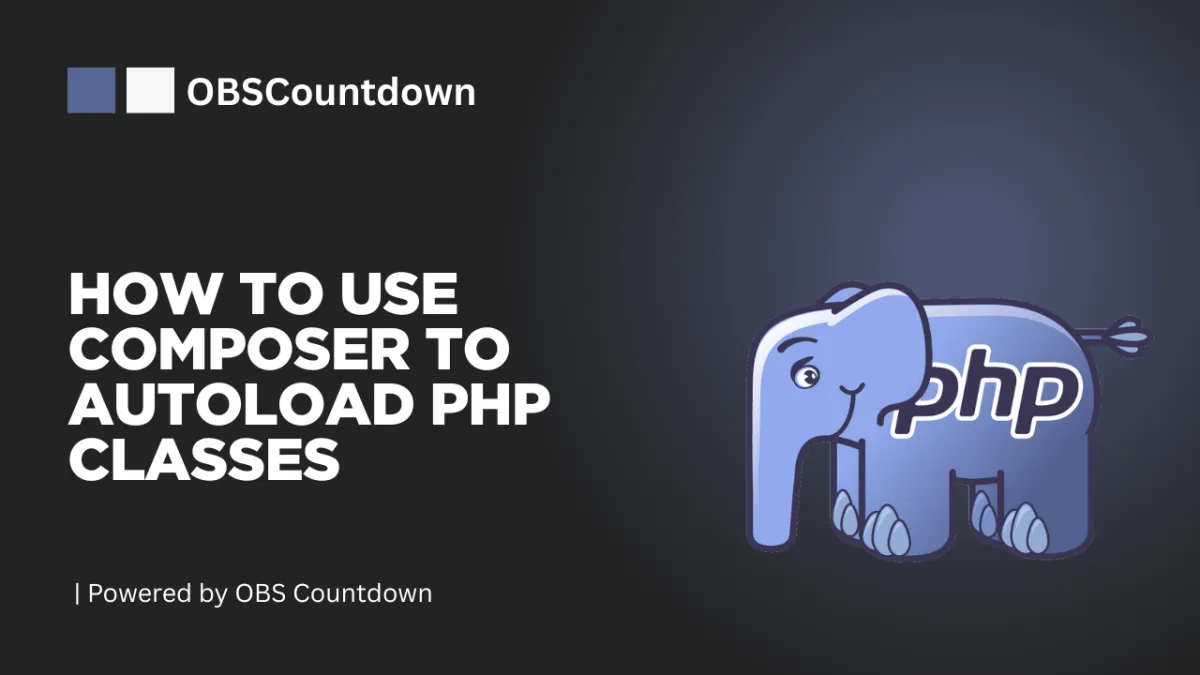 How to Use Composer to Autoload PHP Classes