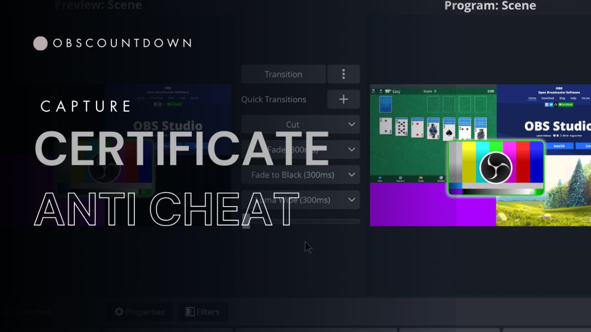 OBS 31.1.2’s New Capture Certificate: Avoid Anti-Cheat Headaches in 5 Steps