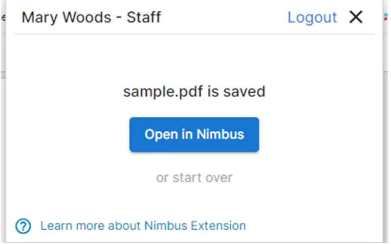 Nimbus Screenshot Screen Video Recorder Chrome extension capture full page video