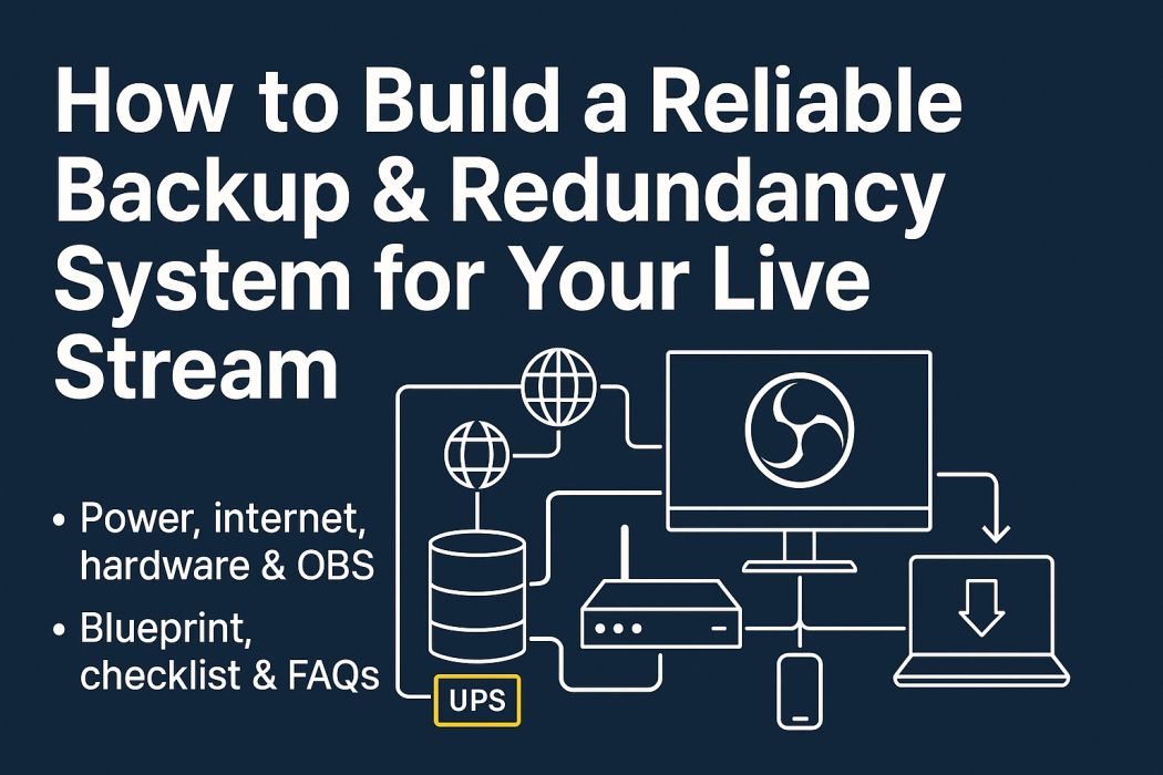 Reliable Live Stream Redundancy: The Complete Backup Guide for OBS & Multi-Platform Streaming