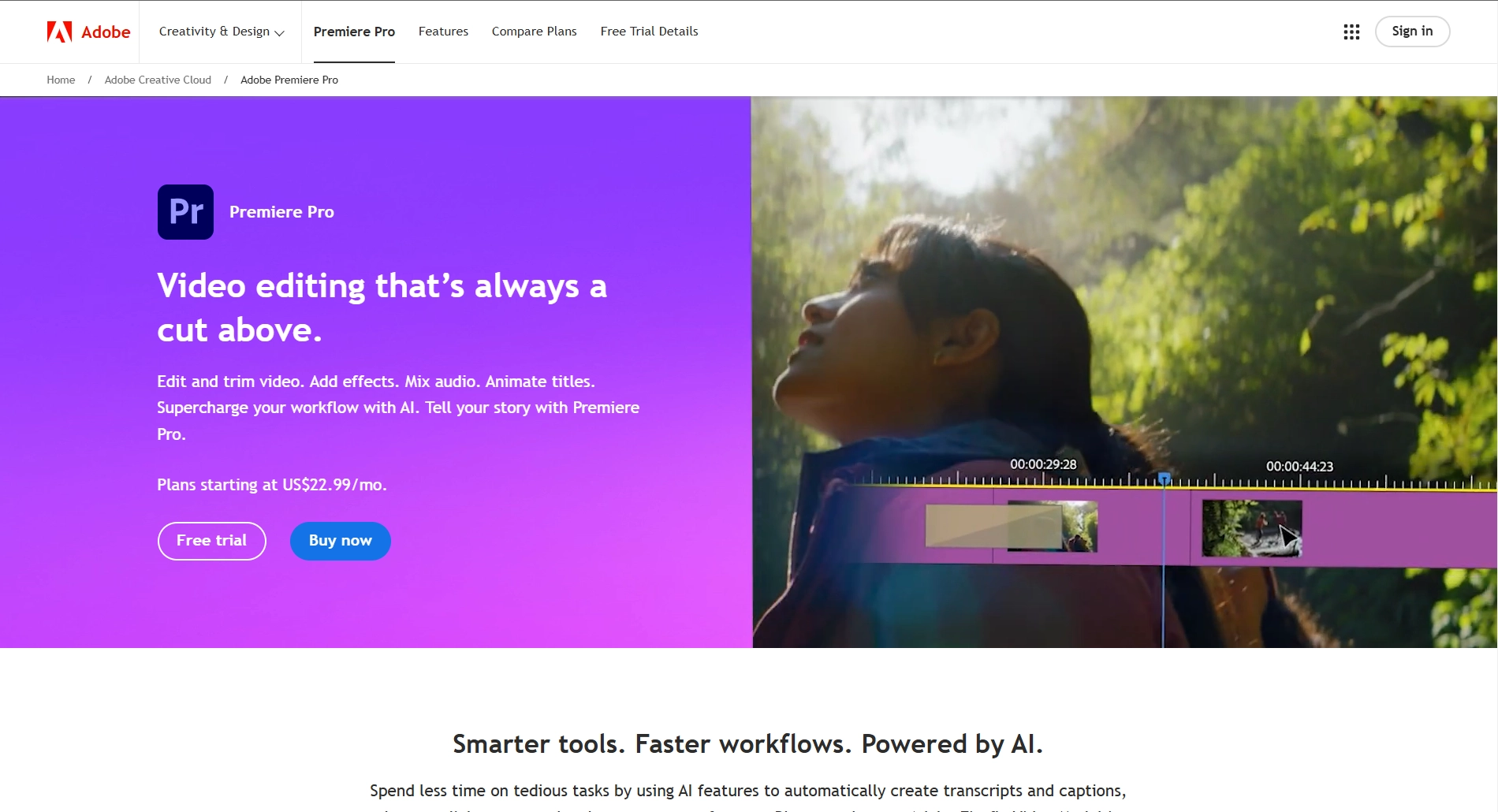 Adobe Premiere Pro Interface
