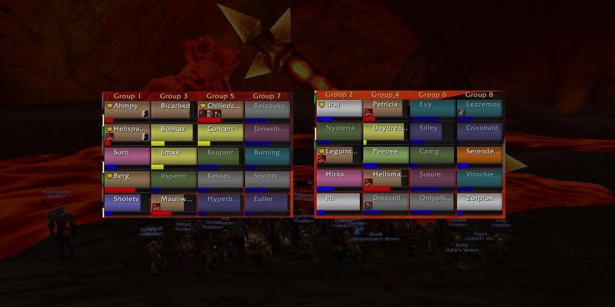 World first molten core on wow classic hardcore