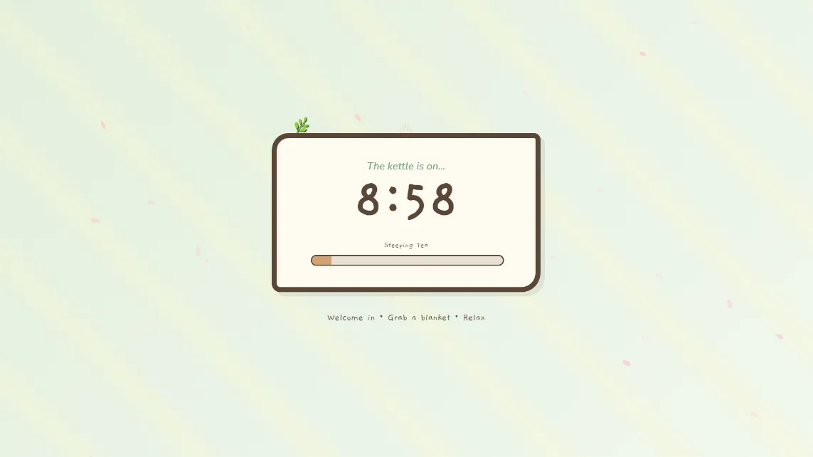 Cozy Greenhouse Stream Starting Soon Overlay (Configurable Countdown for OBS & Streamlabs)