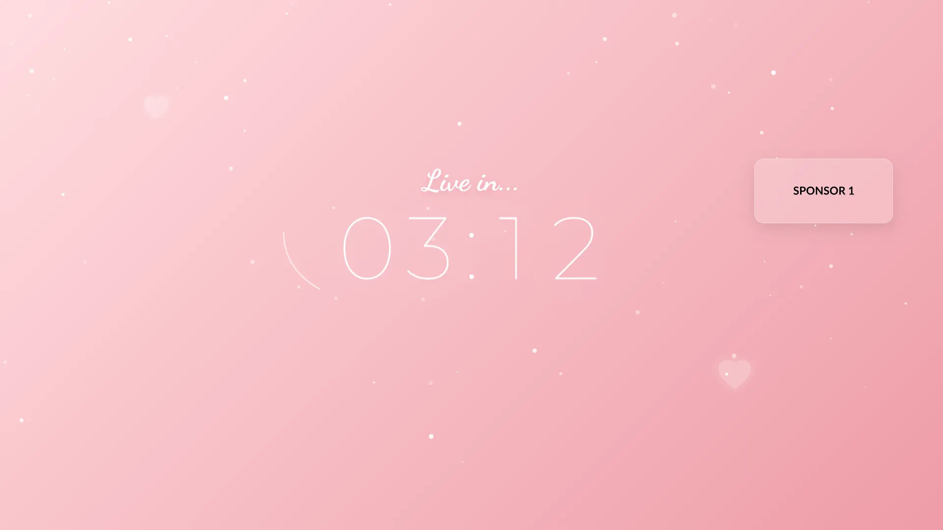 Girly Power Stream Starting Soon Overlay With Animated Sponsor Pops