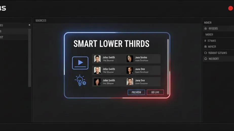 Smart Lower Thirds Professional Animated Graphics