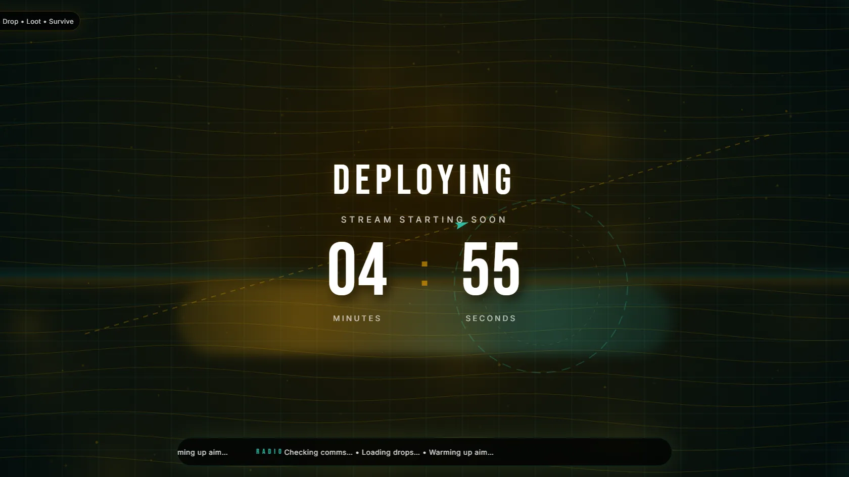 PUBG Survivor Broadcast Overlay Pack