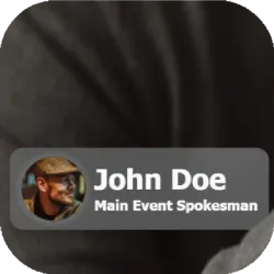 Gradient Edge Lower Third for OBS Modern Animated Name Plate with Profile Picture