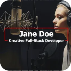 Square Frame Animated Intro Nameplate Lower Third