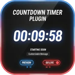 Stream Countdown Timer Browser Source