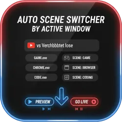 Auto Scene Switcher by Active Window