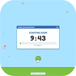 MapleStory Starting Soon Overlay (Configurable Cute RPG Window + Animated Countdown for OBS & Streamlabs)