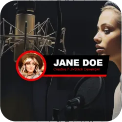 Rounded Slide-In Podcast Grade Lower Third