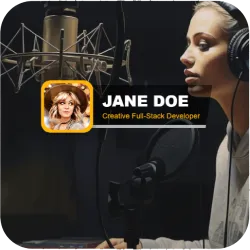 Square Slide-In Podcast Grade Lower Third