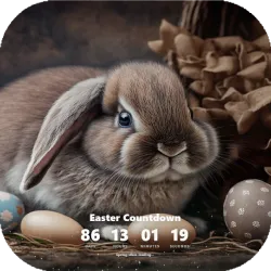 Countdown to Easter Animated Overlay Easter Countdown Timer