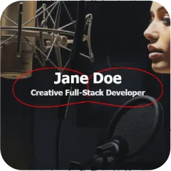 Abstract Frame Animated Intro Nameplate Lower Third