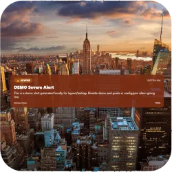 NWS Severe Weather Alerts Overlay for OBS - Live Toast & Alert List System