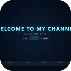 Animated Intro Overlay with Dynamic Timeline & Social Badges for OBS Studio and Streamlabs