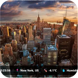 Scrolling Weather Ticker for OBS - Live OpenWeather Marquee Overlay