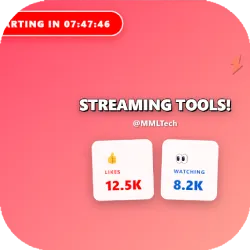 Stream Starting Soon + Youtube Live Viewers Likes Counter Overlay