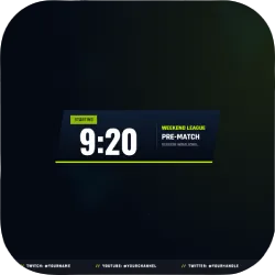 EA Sports Themed Starting Soon Overlay (Configurable Countdown for OBS & Streamlabs)