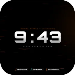ODYSSEY PROTOCOL Starting Soon Overlay (Mission Control HUD + Esports Countdown for OBS & Streamlabs)
