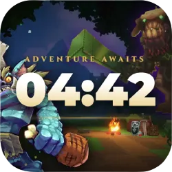 Hytale Starting Soon Pro Overlay Cinematic Countdown for Hytale Streamers
